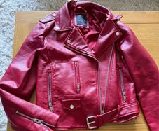 Leather look jacket