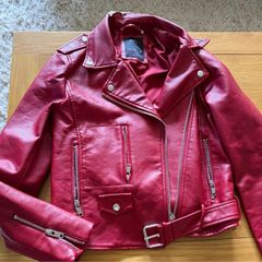 Leather look jacket