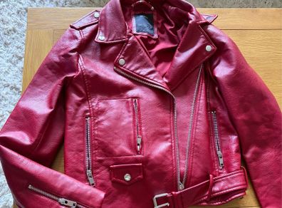 Leather look jacket