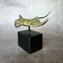 Manta Ray On Stand - Patinated Bronze Image 3