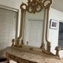 Authentic Italian marble console table and matching mirror Image 3