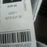 BNWT Size 8 Grey Boys Slip On Shoes Image 2