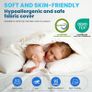 7cm Memory Foam Mattress Topper Small Double Bed with Back Support - Pain Relief Mattress Topper for Sofa Bed, Caravan, Hard/Old Mattresses Image 4