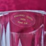 Vintage Killarney Crystal Cut Crystal Glass 8 Inch Tall Octagonal Large Flared Shaped Vase With 24 carat Gold Finishing Round Base Made In Ireland Image 10