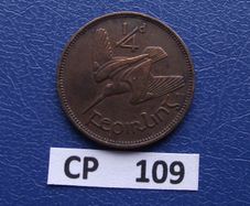 Irish Republic. 1939 Farthing.  Nice condition!