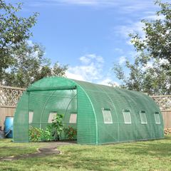 Large Walk in Polytunnel Greenhouse