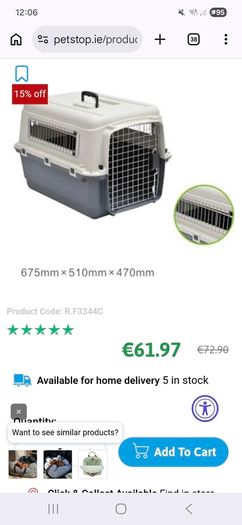 Brand New Dog Crate
