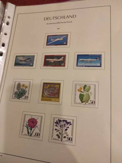GERMANY 1975-82 album with stamps
