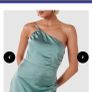 Forever New Kelly One Shoulder Satin Maxi Dress Image 3