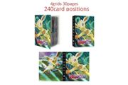 240PCS Pokemon Cards Album Book Cartoon Anime Charizard Pikachu Game Card VMAX GX EX Holder Collection Binder Folder Toy Gift