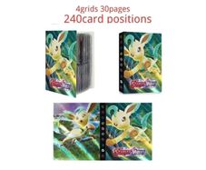 240PCS Pokemon Cards Album Book Cartoon Anime Charizard Pikachu Game Card VMAX GX EX Holder Collection Binder Folder Toy Gift