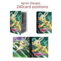240PCS Pokemon Cards Album Book Cartoon Anime Charizard Pikachu Game Card VMAX GX EX Holder Collection Binder Folder Toy Gift