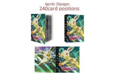240PCS Pokemon Cards Album Book Cartoon Anime Charizard Pikachu Game Card VMAX GX EX Holder Collection Binder Folder Toy Gift