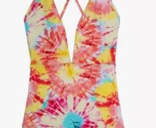Zadig & Voltaire Tie Dye One Piece Swimsuit