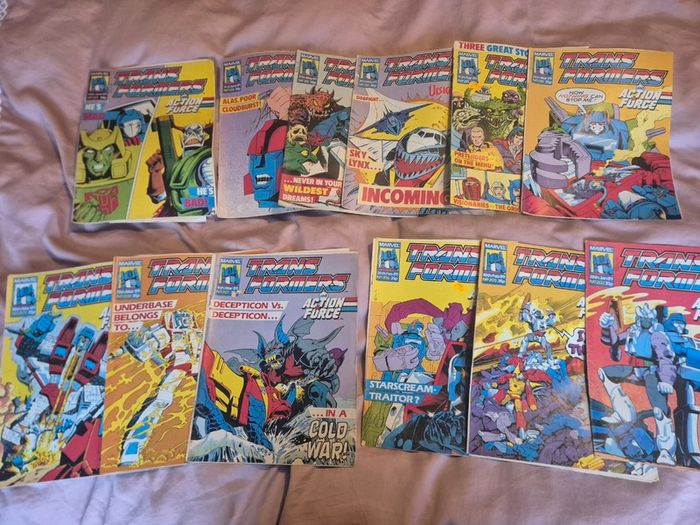 Vintage Marvel UK Transformers Comics 1980s  115 plus Issues  Annuals and Specials  Job Lot