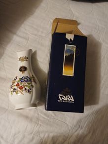 Royal Tara of Galway Ireland Bud Vase Bone China Floral Butterfly pattern