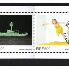2013 Ireland Contemporary Arts Commemorative Stamps Booklet Fine Used With Dublin Pictorial Cancel (first day)