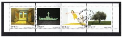 2013 Ireland Contemporary Arts Commemorative Stamps Booklet Fine Used With Dublin Pictorial Cancel (first day)