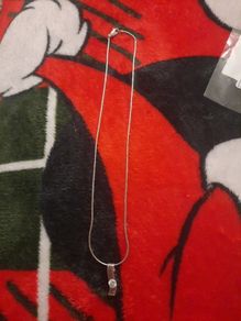 sterling silver chain and pendant