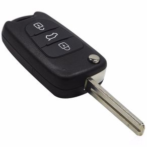 Uncut Replacement Blank Car Key Fob 3 Button 4 Kia K2 K5 Sportage Carens Cerato