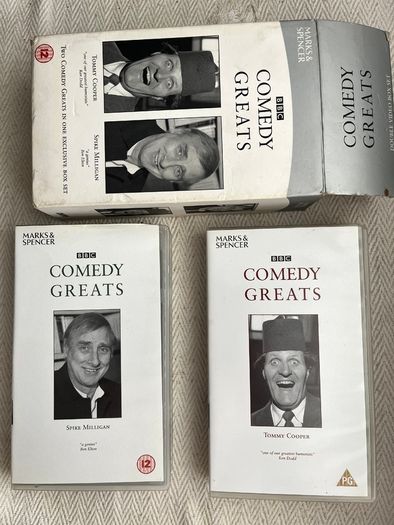 Tommy Cooper & Spike Milligan - VHS Box Set