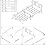 Metal bed frame Image 4