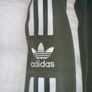 Adidas Women's Green Leggings with White Stripes - size UK 8 Image 2