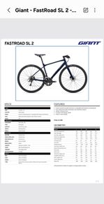 Giant SL2 Fastroad 2022