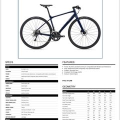 Giant SL2 Fastroad 2022