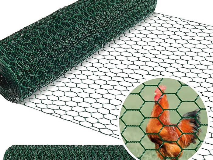 Wire Mesh Roll 0.4m x 5m, JatilEr Chicken Wire Fencingl 25mm Hole Size, Mesh Fencing Strong Tensile, Galvanised Wire Mesh Anti-Rust for Multiple Purposes In DIY and Industrial Environments (FREE POSTAGE)