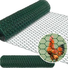 Wire Mesh Roll 0.4m x 5m, JatilEr Chicken Wire Fencingl 25mm Hole Size, Mesh Fencing Strong Tensile, Galvanised Wire Mesh Anti-Rust for Multiple Purposes In DIY and Industrial Environments (FREE POSTAGE)