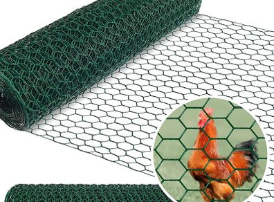 Wire Mesh Roll 0.4m x 5m, JatilEr Chicken Wire Fencingl 25mm Hole Size, Mesh Fencing Strong Tensile, Galvanised Wire Mesh Anti-Rust for Multiple Purposes In DIY and Industrial Environments (FREE POSTAGE)