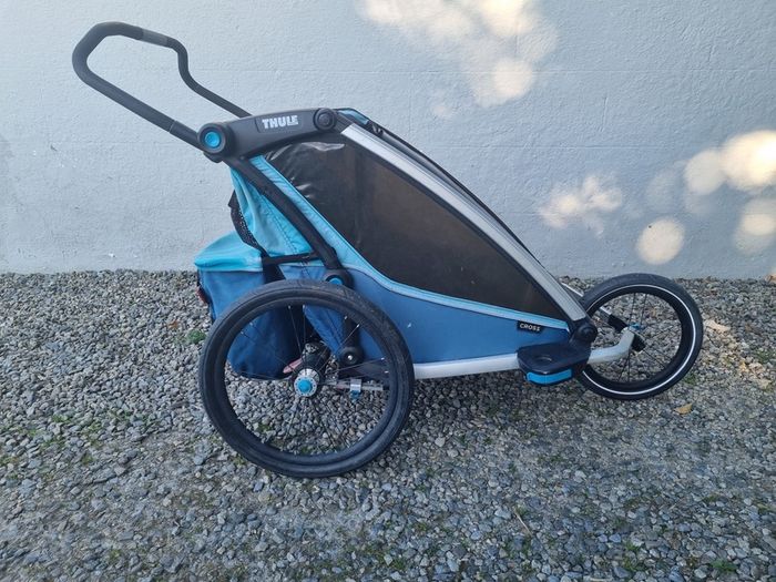 Thule bike chariot two seater double pram