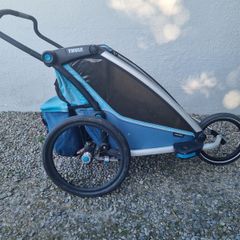Thule bike chariot two seater double pram
