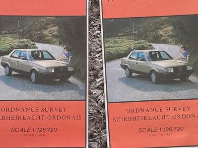 Vintage Ordinance Survey Maps For Sale in Carnew, Wicklow from cooleyboy