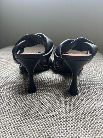 2 pairs black heels size 5