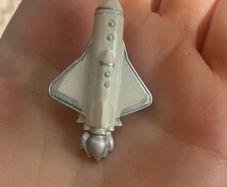 90s Space Shuttle Shoe Charm / Jibbitz