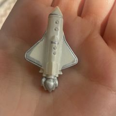 90s Space Shuttle Shoe Charm / Jibbitz