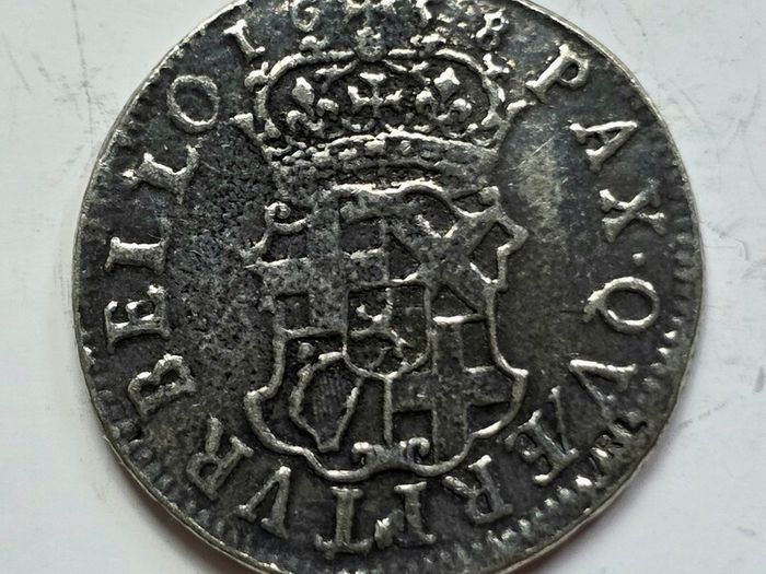 1658 Oliver Cromwell Shilling (Half-Crown) Historical Commonwealth Reproduction Coin
