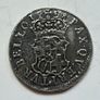 1658 Oliver Cromwell Shilling (Half-Crown) Historical Commonwealth Reproduction Coin Image 2