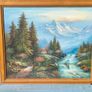Large W Chapman Oil on Board Image 2