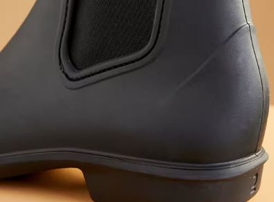 Horse Riding Jodhpur Boots Black - Rubber 38EU Size 5