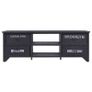 TV Cabinet Black 115x30x40 cm Wood Image 2