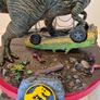 jurassic park diorama custom statue 3d printed and custom painted Image 4
