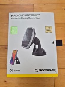 Scosche MagicMount Wireless Fast Charging Magnetic Mount