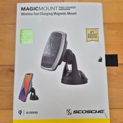 Scosche MagicMount Wireless Fast Charging Magnetic Mount
