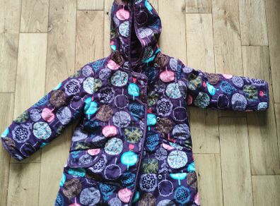 Reversible girl coat