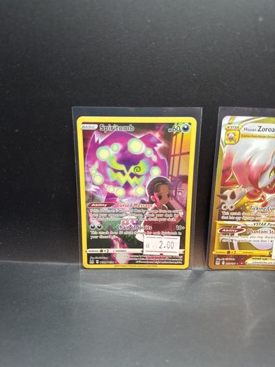 Spiritbomb Tg09/Tg30 | Hisuian Zoroark Vstar 213/196 Pokemon Cards