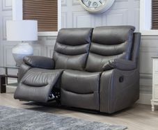 Grey +taupe Leather sofa sets