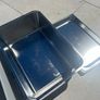 Stainless Steel Cat Litter Box, Drawer Type Semi-Enclosed Litter Box with Sifting Pan, Scoop for Big Cat Easy Cleaning Image 3